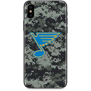 NHL St. Louis Blues Camo iPhone XS Skin