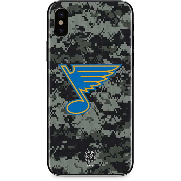 NHL St. Louis Blues Camo iPhone XS Skin