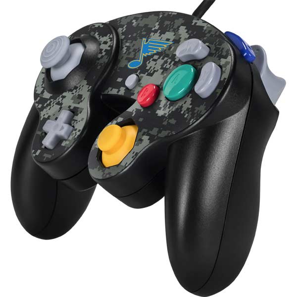 NHL St. Louis Blues Camo Nintendo GameCube Controller Skin