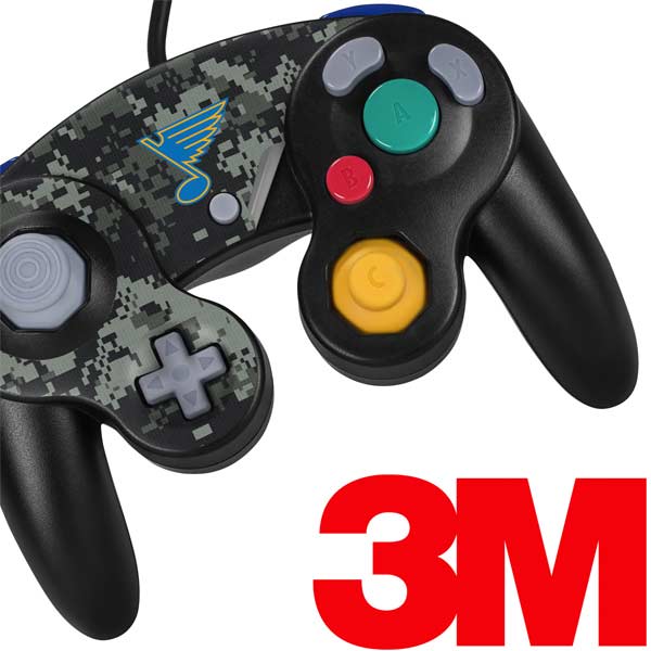 NHL St. Louis Blues Camo Nintendo GameCube Controller Skin