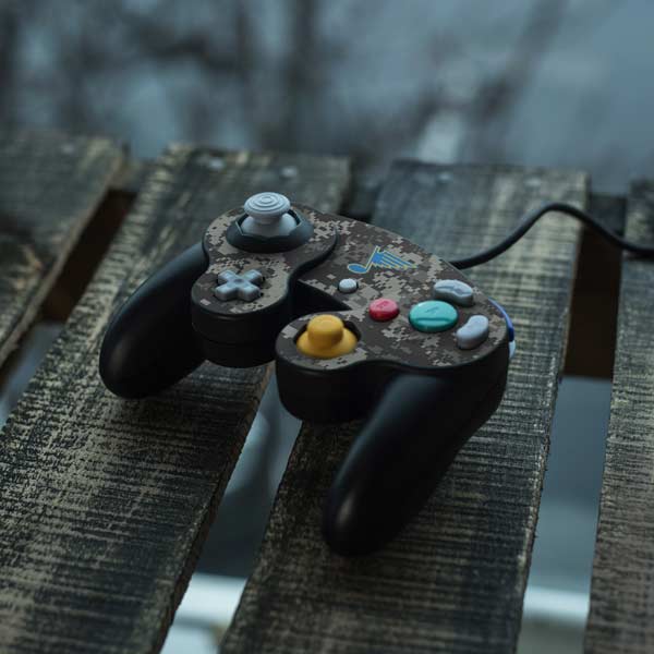 NHL St. Louis Blues Camo Nintendo GameCube Controller Skin
