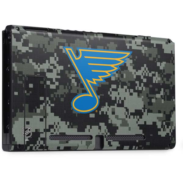 NHL St. Louis Blues Camo Nintendo Switch Bundle Skin