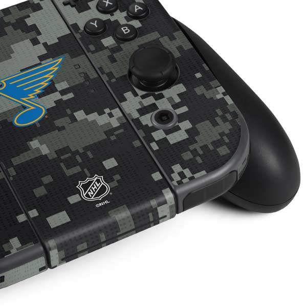 NHL St. Louis Blues Camo Nintendo Switch Bundle Skin
