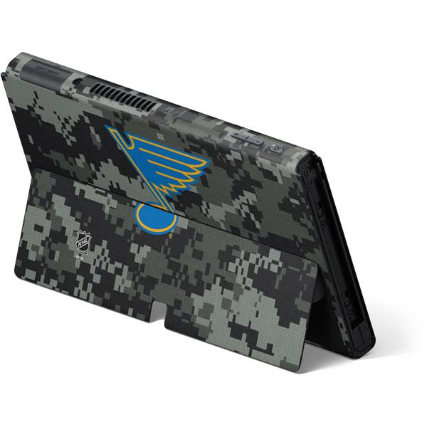 NHL St. Louis Blues Camo Nintendo Switch OLED (2021) Skin