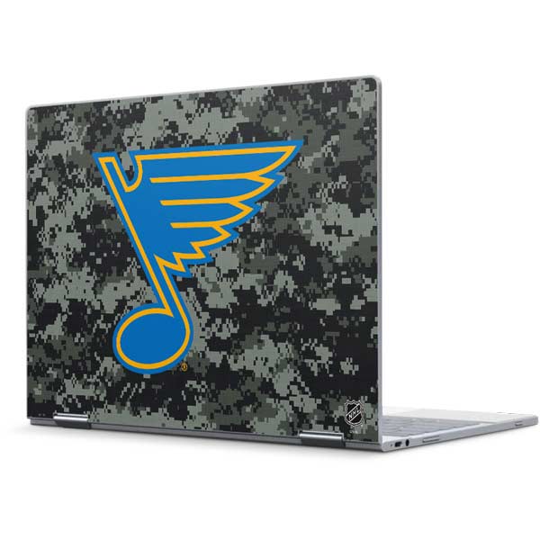 NHL St. Louis Blues Camo Pixelbook Skin