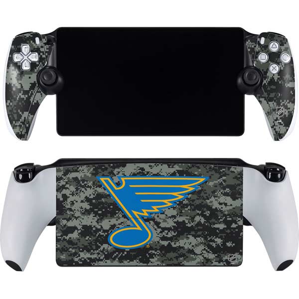 NHL St. Louis Blues Camo PlayStation Portal Remote Player Skin