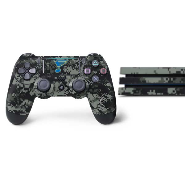 NHL St. Louis Blues Camo PS4 Pro Bundle Skin