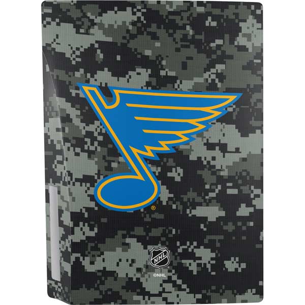 NHL St. Louis Blues Camo PS5 Console Skin