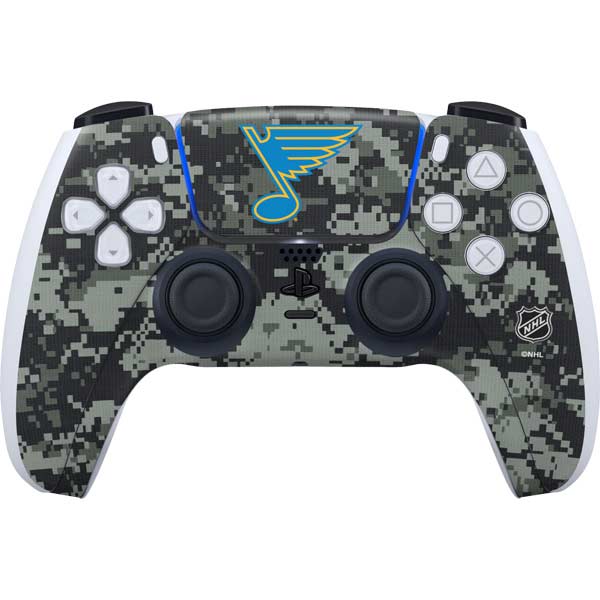 NHL St. Louis Blues Camo PS5 Controller Skin
