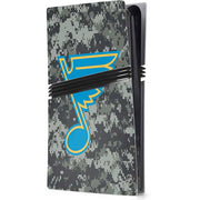 NHL St. Louis Blues Camo PS5 Pro Console Skin
