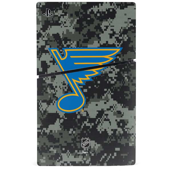 NHL St. Louis Blues Camo PS5 Slim Disk Console Skin