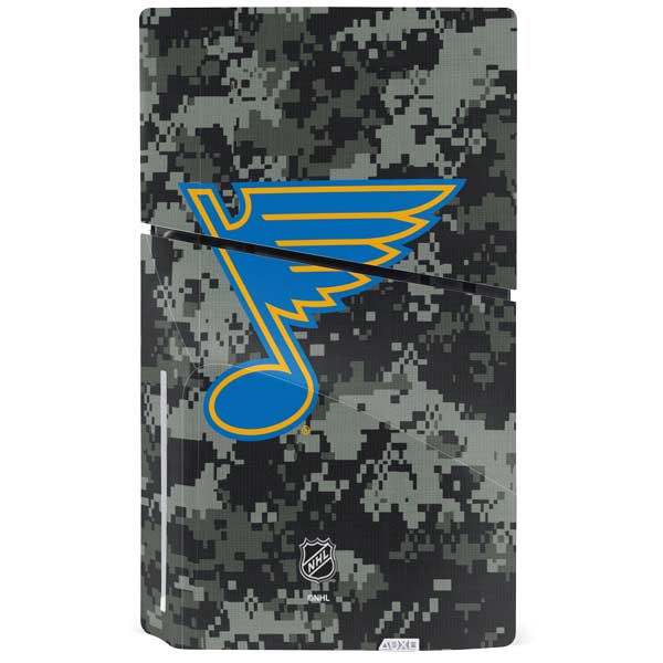 NHL St. Louis Blues Camo PS5 Slim Disk Console Skin