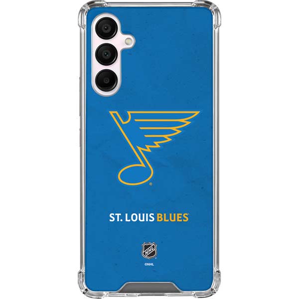 NHL St. Louis Blues Distressed Galaxy A16 5G Clear Case