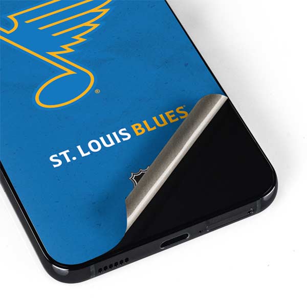 NHL St. Louis Blues Distressed Galaxy S22 Skin