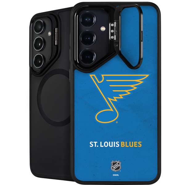 NHL St. Louis Blues Distressed Galaxy S24 Kickstand Case