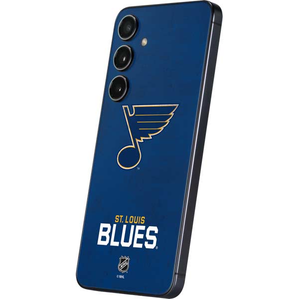 NHL St. Louis Blues Distressed Galaxy S25 Skin