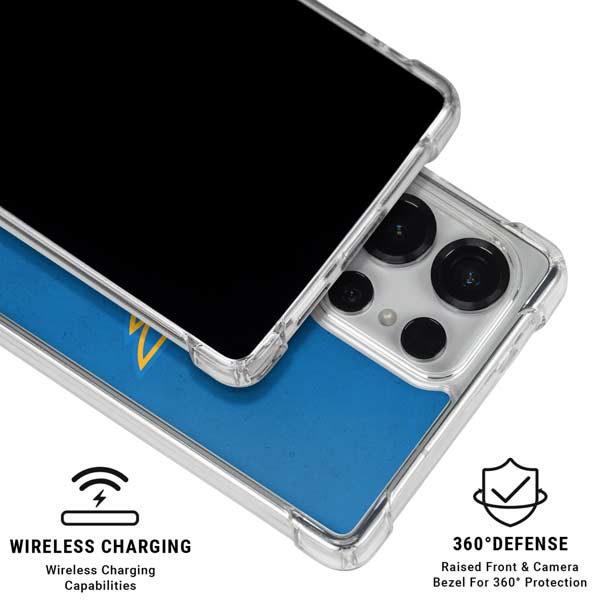 NHL St. Louis Blues Distressed Galaxy S25 Ultra Clear Case