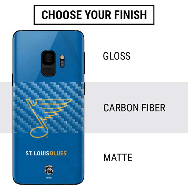 NHL St. Louis Blues Distressed Galaxy S9 Skin