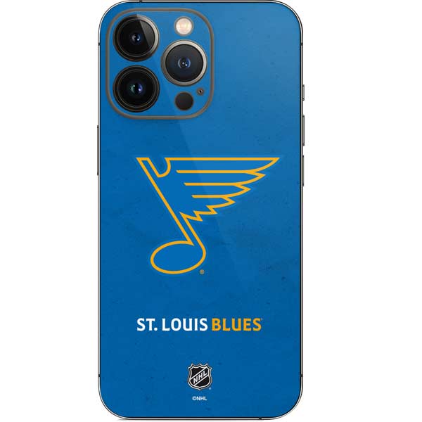 NHL St. Louis Blues Distressed iPhone 15 Pro Skin