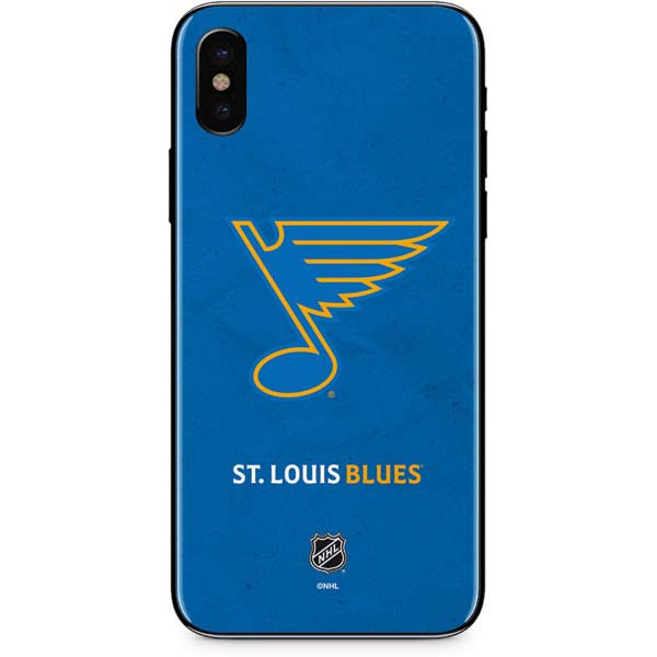 NHL St. Louis Blues Distressed iPhone X Skin