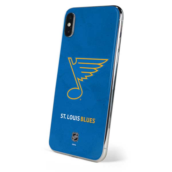 NHL St. Louis Blues Distressed iPhone XS Max Skin