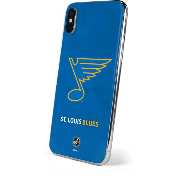 NHL St. Louis Blues Distressed iPhone XS Skin