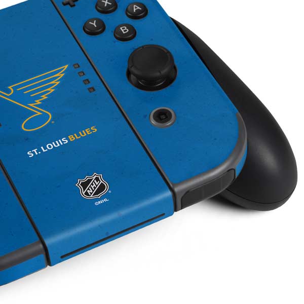 NHL St. Louis Blues Distressed Nintendo Switch Bundle Skin