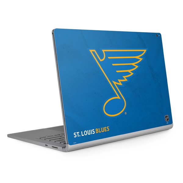 NHL St. Louis Blues Distressed Surface Book 2 15in Skin