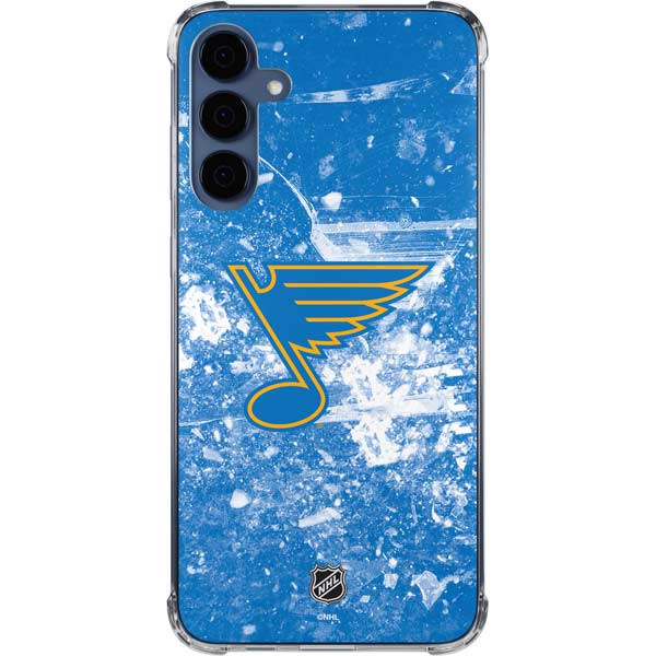 NHL St. Louis Blues Iced Galaxy A35 5G Clear Case