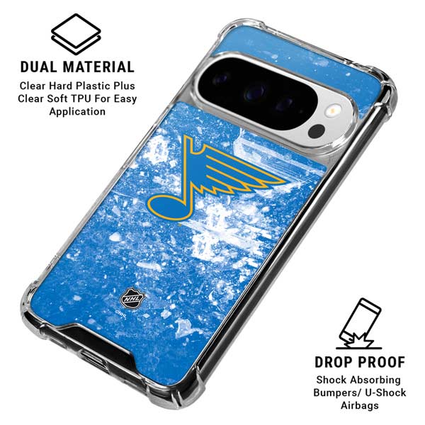 NHL St. Louis Blues Iced Google Pixel 10 Pro Clear Case
