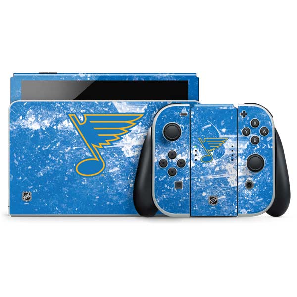 NHL St. Louis Blues Iced Nintendo Switch OLED (2021) Skin
