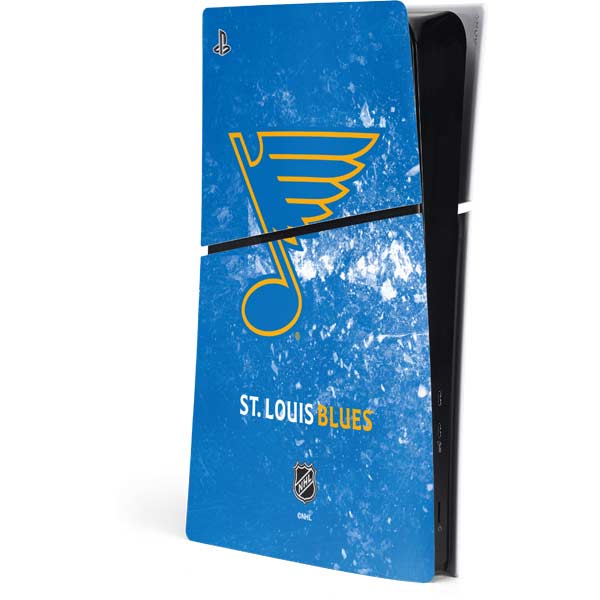 NHL St. Louis Blues Iced PS5 Slim Digital Edition Console Skin