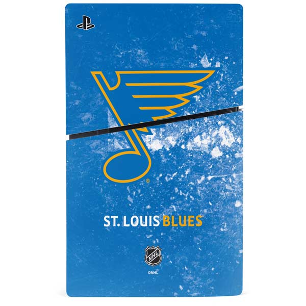 NHL St. Louis Blues Iced PS5 Slim Digital Edition Console Skin