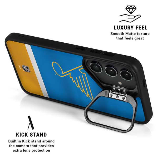 NHL St. Louis Blues Jersey Galaxy S25 Plus Kickstand Case