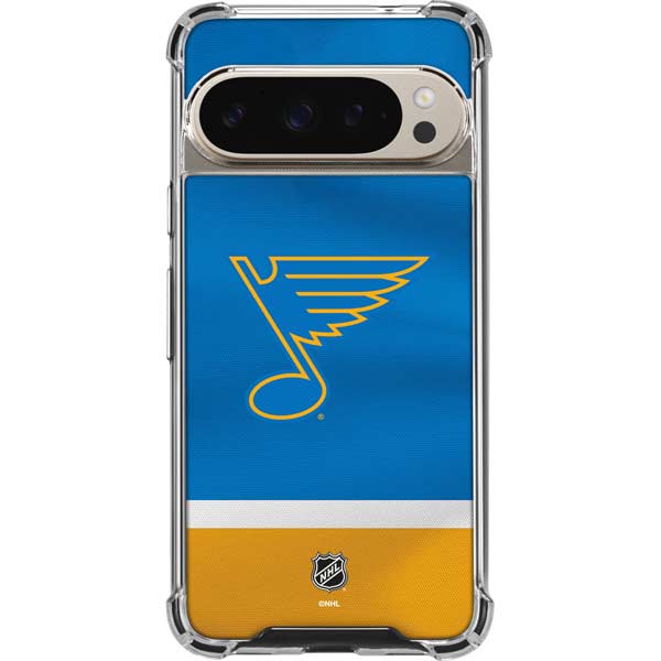 NHL St. Louis Blues Jersey Google Pixel 9 Pro XL Clear Case