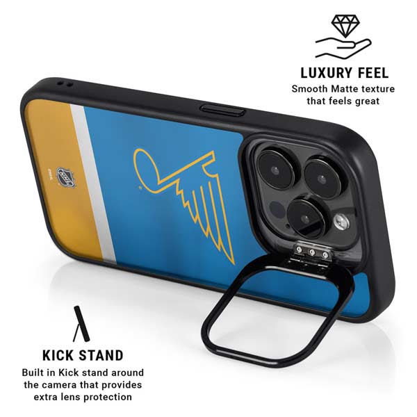 NHL St. Louis Blues Jersey iPhone 14 Pro Max Kickstand Case