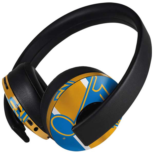 NHL St. Louis Blues Jersey PlayStation 4 Gold Wireless Headset Skin