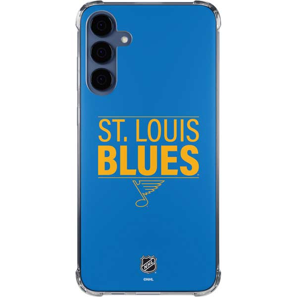 NHL St. Louis Blues Lineup Galaxy A35 5G Clear Case