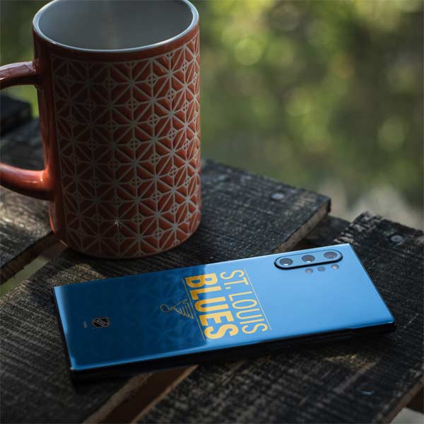 NHL St. Louis Blues Lineup Galaxy Note 10 Plus Skin