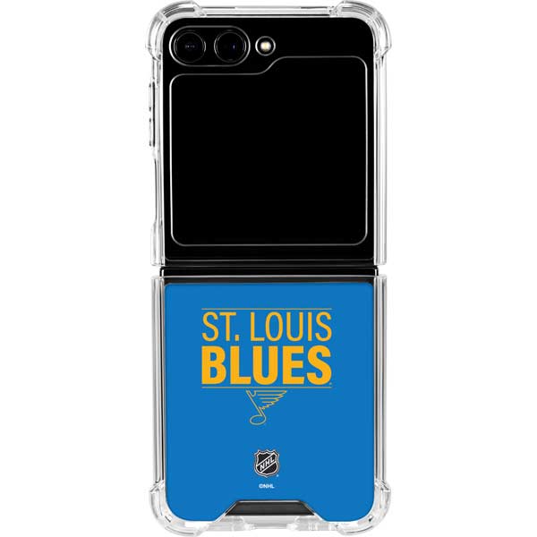 NHL St. Louis Blues Lineup Galaxy Z Flip5 5G Clear Case