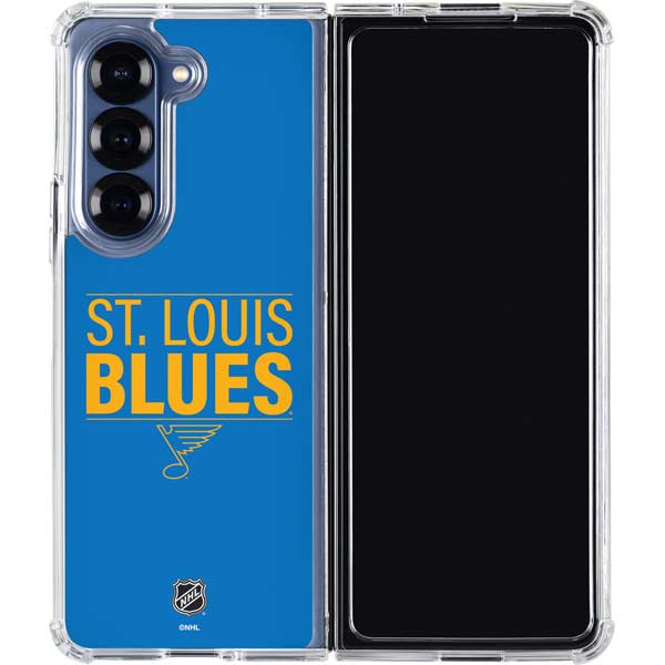 NHL St. Louis Blues Lineup Galaxy Z Fold7 Clear Case