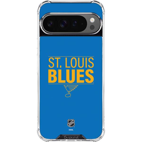 NHL St. Louis Blues Lineup Google Pixel 10 Pro XL Clear Case
