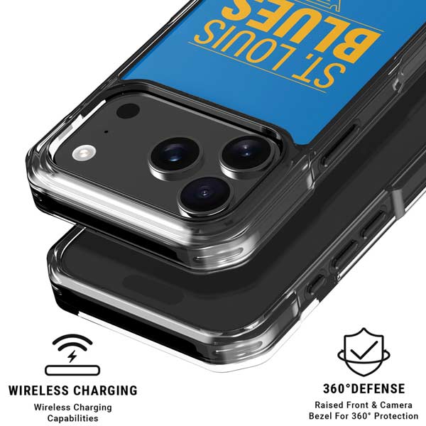 NHL St. Louis Blues Lineup iPhone 17 Pro Clear Case