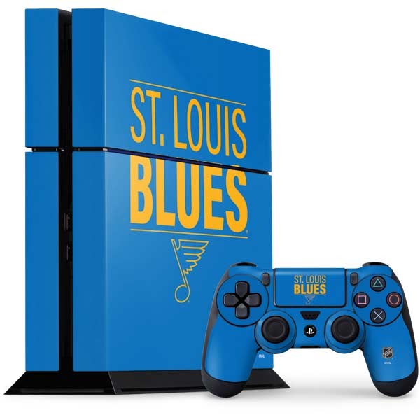 NHL St. Louis Blues Lineup PS4 Console and Controller Bundle Skin