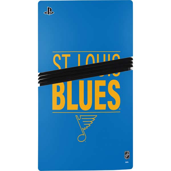 NHL St. Louis Blues Lineup PS5 Pro Console Skin