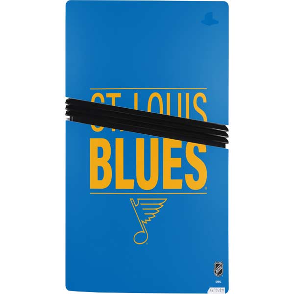 NHL St. Louis Blues Lineup PS5 Pro Console Skin