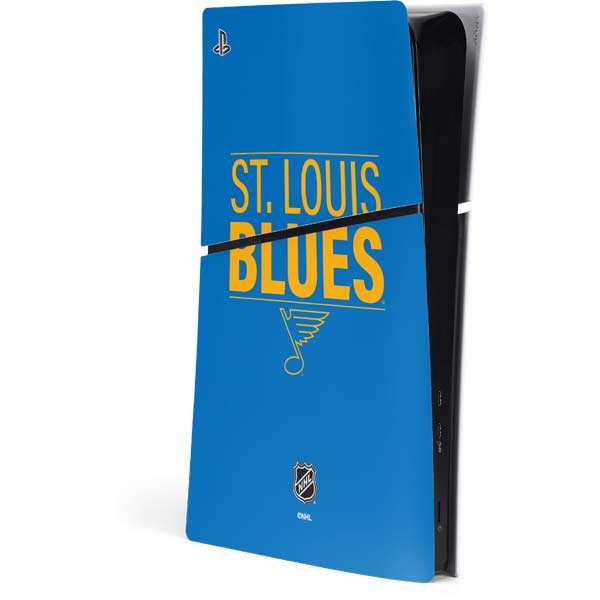 NHL St. Louis Blues Lineup PS5 Slim Digital Edition Console Skin