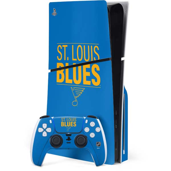 NHL St. Louis Blues Lineup PS5 Slim Disk Bundle Skin