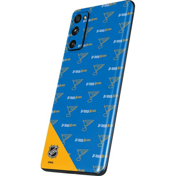 NHL St. Louis Blues Pattern Galaxy S20 Fan Edition Skin