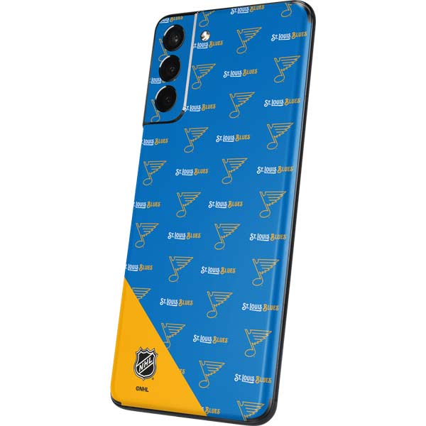 NHL St. Louis Blues Pattern Galaxy S21 5G Skin